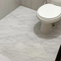 Adesivo para Piso Vinilico Revestimento Marmore Ch�o Sala Quarto Banheiro Cozinha Autocolante