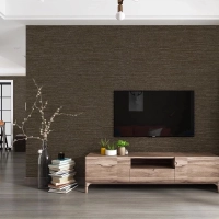 Papel de Parede Linho Envelhecido ? Adesivo Vinil Texturizado 60cm para M�veis e Paredes