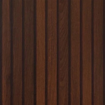 Papel de Parede Ripado Madeira Imbuia ? Adesivo 0,61cm Texturizado Lav�vel para Paredes