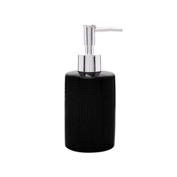 Conjunto Banheiro Lavabo Cer�mica Preto Wolff Ess�ncia 2 P�s